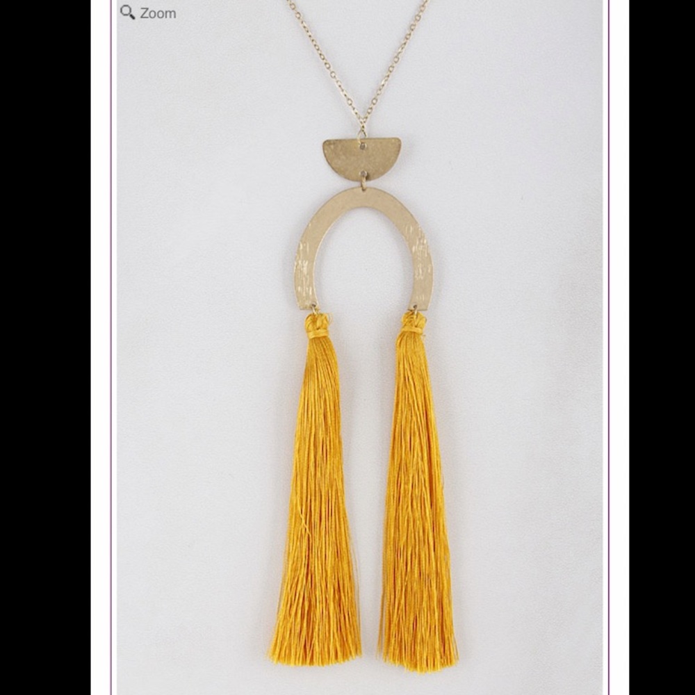 Tassel Charm Mixed Necklace